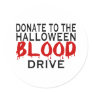 Blood Drive Round Sticker