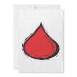 Blood Drop invitations