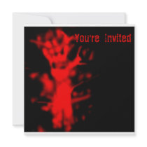 Blood Halloween Party Invitation