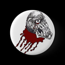 Blood Horror Skull buttons