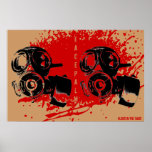 Blood In The Sand Original Art Print Facepalm