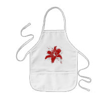 BLOOD LILLY APRON