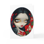 "Blood Orchid" Greeting Card