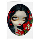 "Blood Orchid" Greeting Card