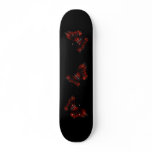 Blood Red & Black Winged Butterfly Flying