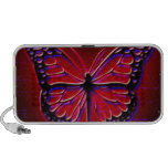 Blood Red Butterfly iPhone Speakers