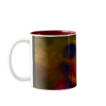 Blood Red Cloud Skull Coffee Mug