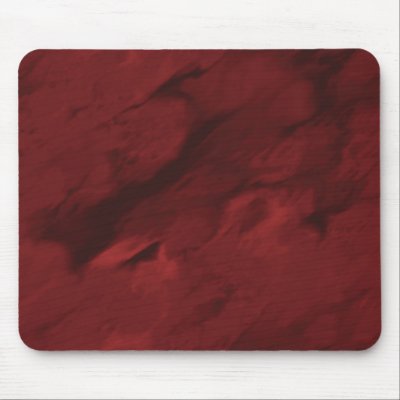 Blood Red Marble Mousepad by VintageVampDesigns
