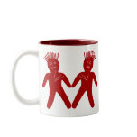 Blood Red Voodoo Dolls Mug