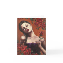 Blood Roses - Notecard