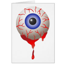Blood Shot Eye Greeting Card