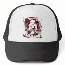 Blood Skull #2 Trucker Hat
