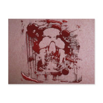 Blood Skull #2 Postcards
