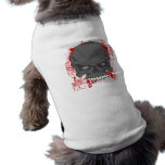 Blood Skull Dog Shirt pet clothing