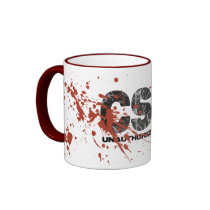Blood Spatter CSI Unauthorised Mug