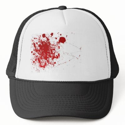 Blood Spatter Hats by jhermes11