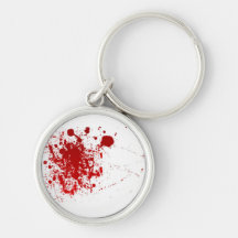 Blood Splatter Key Chains