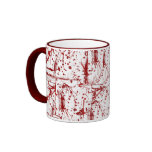 Blood splatter mug