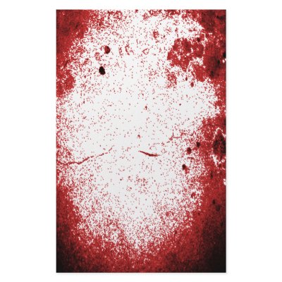 BLOOD SPLATTERED STATIONERY by psychokiller138
