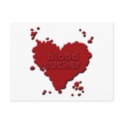 blood sucker post card by doodlematz