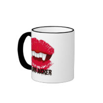 BLOOD SUCKER VAMP LIPS PRINT MUG