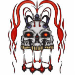 Blood Thirsty Cyborg Skull Acrylic Cut Outs