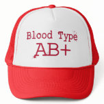 Blood Type AB Positive Trucker Hat