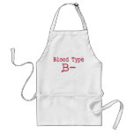 Blood Type B Negative Aprons