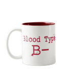 Blood Type B Negative Coffee Mug