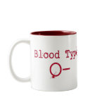 Blood Type O Negative Mugs