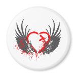 Blood Wings - Emo, Rock, goth, alternative, grunge Fridge Magnets