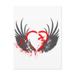 Blood Wings - Emo, Rock, goth, alternative, grunge Postcard