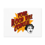 Blood with Congeal Post Cards