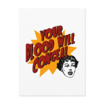 Blood with Congeal Post Cards