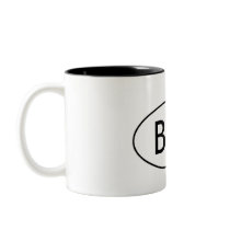 Bloodhound abbreviation BH Coffee Mug