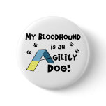 Bloodhound Agility Dog buttons