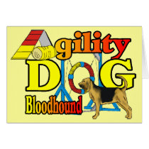 Bloodhound Agility Gifts Greeting Cards
