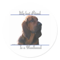 Bloodhound Best Friend 2 - Sticker