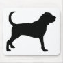 Bloodhound (black) mouse pad