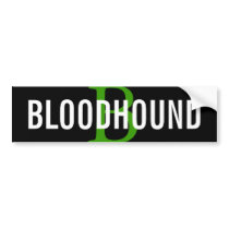 Bloodhound Breed Monogram Design