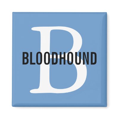 Bloodhound Breed Monogram Design by FCACshelter