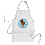 Bloodhound cartoon aprons