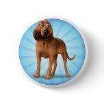 Bloodhound cartoon buttons