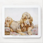 Bloodhound Children's Illustration Mousepad