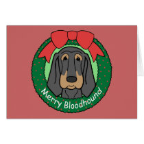 Bloodhound Christmas Cards
