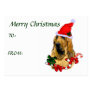 Bloodhound Christmas Gift Name Tags Business Cards