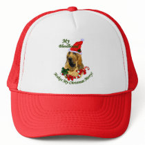 Bloodhound Christmas Gifts Hat