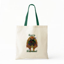 Bloodhound - Christmas Lights Tote Bags