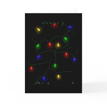 Bloodhound - Christmas Lights Cards