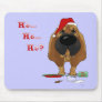 Bloodhound Christmas Mouse Pads
